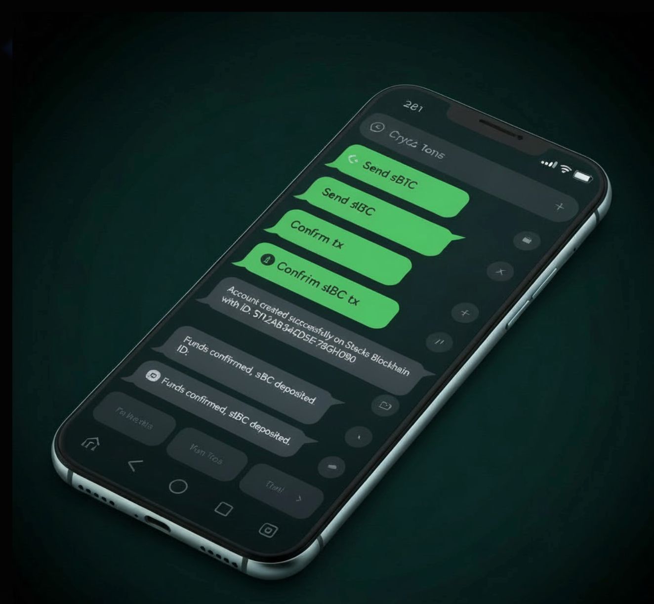 Isometric WhatsApp 3D chat showing Wattspay transactions and confirmations